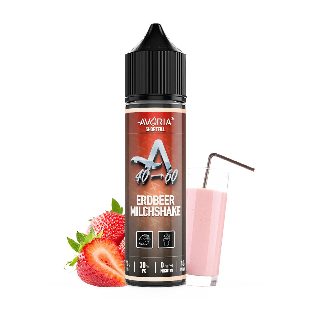 Avoria - Erdbeer - Milchshake Shortfill Liquid 40ml